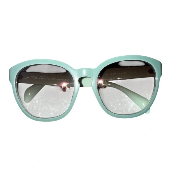 Prada SPR 17R-F Cat Eye Eyeglasses – Mint Green TKQ-1EO – 56mm Prada PR 20ZV 11R1O1 Glasses - US main image 3